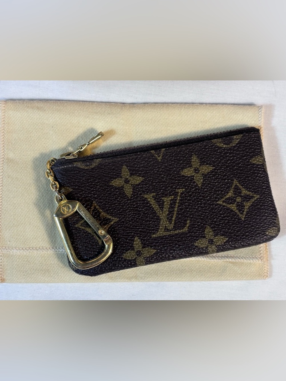 Louis Vuitton Monogram Key Pouch Great